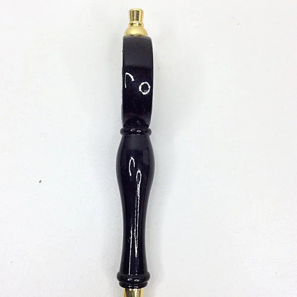 Flat Tail Brewing Tap Handle RARE‎ Corvallis Oregon Black Gold Beer Breweriana